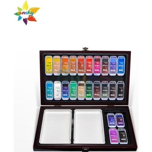 Superior Expert studio solid watercolor artist special professional Watercolor Paint Set 24/80 color drawing set art supplies