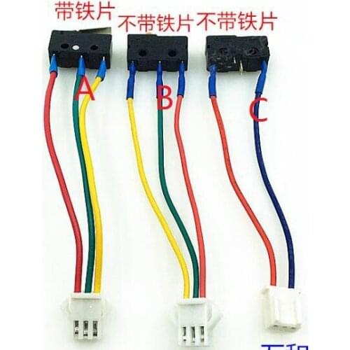 3 wires Electric Water Heater Parts Micro Switch with Iron sheet type A also for gas burner