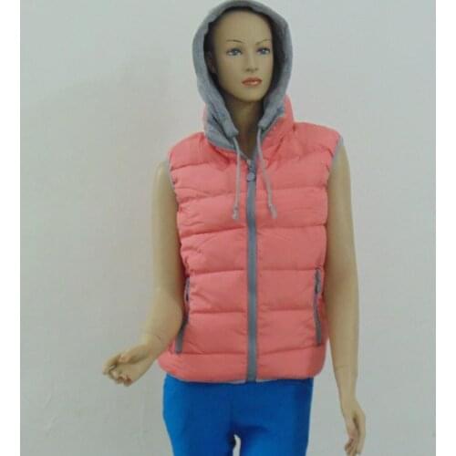 Womens Hooded Vests Autumn Thick Warm Womens Vests Fashion Solid Vests Multicolor Sleeveless Jacket Women Winter Vests