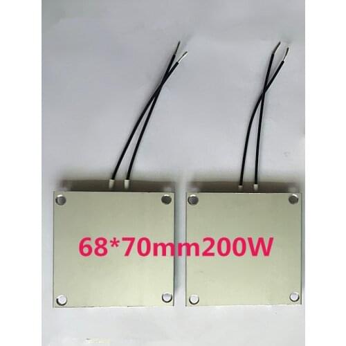 2pcs 200W 68 x 70mm Led Lamp Ball Welding Heater Plate Preheating Table Chip Maintenance Constant Temperature Heating Plate