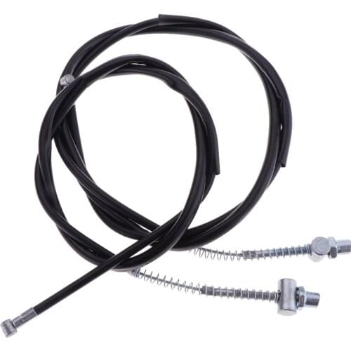 2PCS Motorcycle Front Rear Brake Cables for Yamaha PW50 Quad Dirt Bike, Black