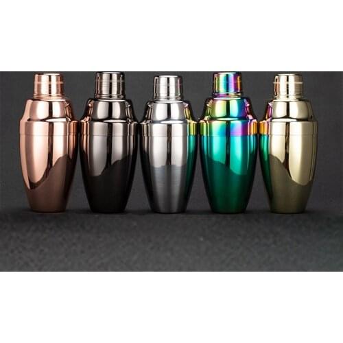 500ml304 stainless steel American three - stage mixers cocktail mixers metal bar mixers