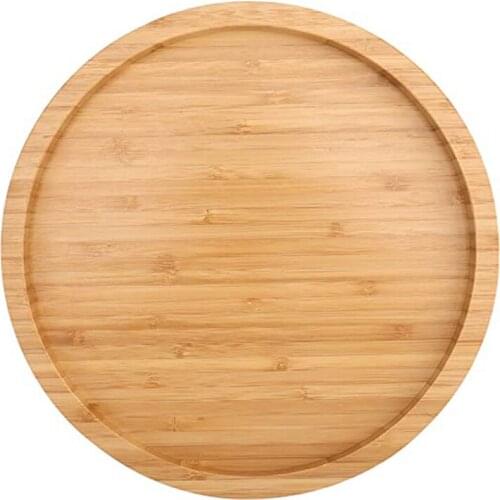 Bamboo Tea Tray, Dry Brewing Table, Hotel Tea Table, Round Tray, Japanese Fruit Tray, Tea Serving Tray