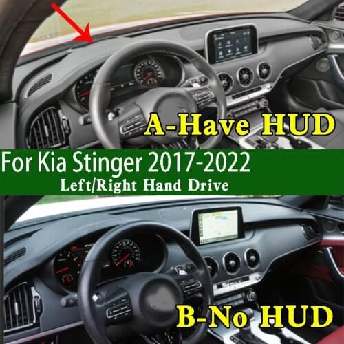 Fits Kia Stinger CK GTS 200 GT2 V6 2017 2018 2019 2020 2021 2022 Dashmat Dashboard Cover Protective Pad Dash Mat Carpet Ornament