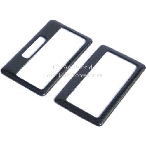 For Suzuki SX4 S-Cross 2014-2020 Carbon Fiber Read Light Lamp Frame Cover Trims Car-Styling Accessories Sticker