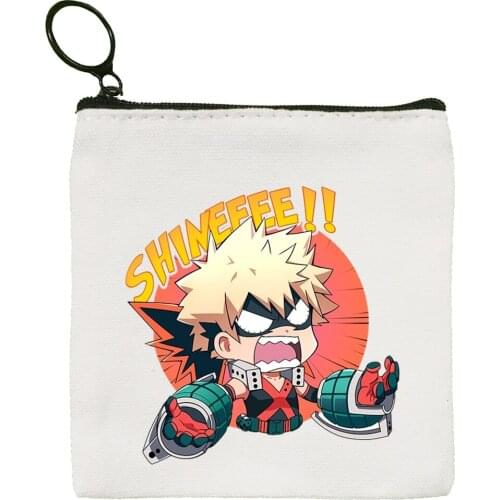Boku No My Hero Academia Himiko Toga Canvas Coin Purse Coin Purse Collection Canvas Bag Small Wallet Zipper Key Bag Hand Gift