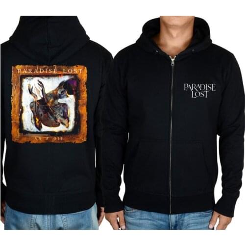 14 kinds illustration Art Paintings Paradise Lost Rock Brand zipper hoodies Sweatshirt Gothic metal sudadera shell jacket fleece
