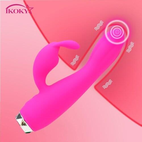 IKOKY 10 Speeds Rabbit Vibrator Sex Toys For Women Female Masturbator Sex Products G-spot Vibration Clitoris Stimulator