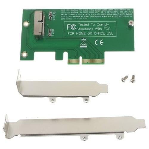Adapter Card to PCI-E X4 for 2013 2014 2015 apple MacBook Air A1465 A1466 SSD WS