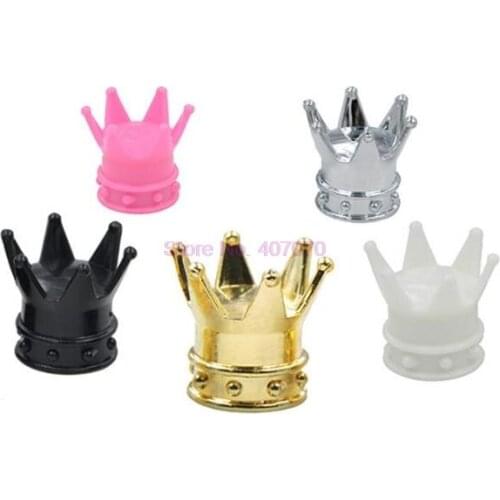 By DHL or Fedex 800pcs Crown Tire Wheel Air Stem Valve Caps For Car Truck