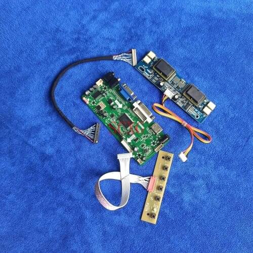 LVDS 20-Pin 4CCFL Kit LCD matrix VGA DVI HDMI-compatible For LT150X1/LTA150XH/LTM150XH 1024*768 MNT68676 controller driver board