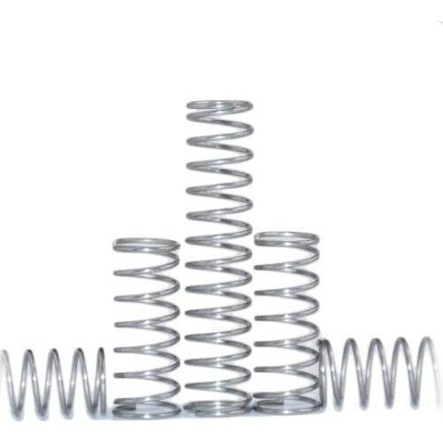 10pcs compression springs 304 stainless steel compressed spring non-corrosive 0.8*6mm diameter Wholesale