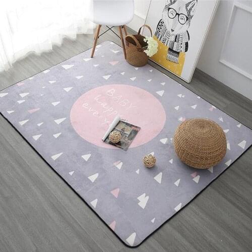 Large Size Nordic Style Carpets For Living Room Home Bedroom Rugs And Carpets Coffee Table Brief Dot Area Rug Kids Play Mat
