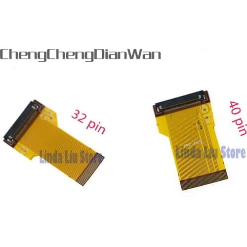 ChengChengDianWan 32pins 40pins DIY Backlit LCD Ribbon Cable Highlighted Ribbon Adapter for GBA SP Screen for GBA 20pcs/lot