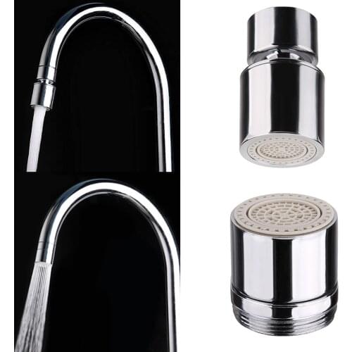 Copper Certified Dual Function 2 Flow Kitchen Sink Aerator 360-Degree Swivel Faucet Sprayer Water Stream Tap Bubbler