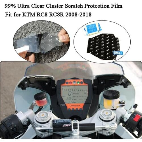 MTImport For KTM RC8 RC8R 2008-2018 Speedometer Speedo Screen Cluster Scratch Protection Film Dashboard Shield New