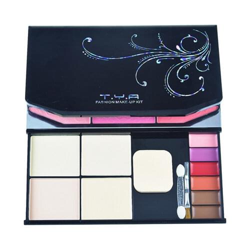 61 Colors Makeup Set Shimmer Eyeshadow Palette And 3 Colors Blush And 6 Lip Gloss And 4 Colors Face Powder Cosmetic Kit