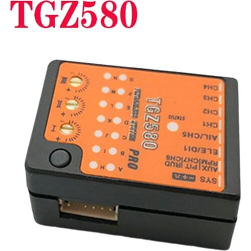 New TGZ580 3 Axis Gyro Flybarless System For MB PLUS PRO 4.20 ALIGN TREX T-REX etc. 450 550 600 700 RC Helicopter FBL DFC
