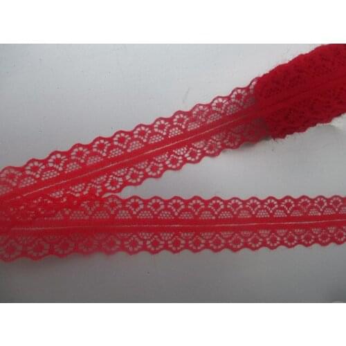 New listing 400 yards / 3 cm wide red lace ribbon lace embroidery lace DIY craft
