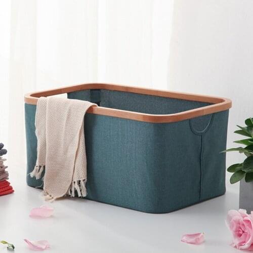 Foldable storage large capacity dirty clothes storage box rounded design dirty clothes basket storage office snacks storage bask