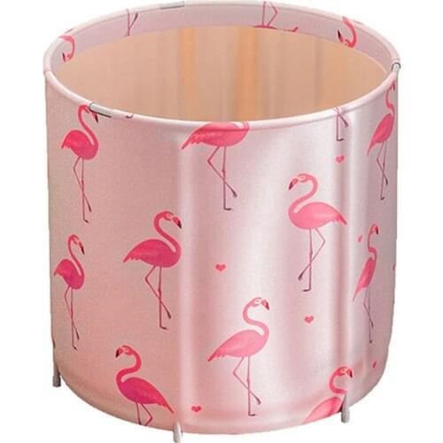 Folding Sauna Bathtub Portable Bath Adult Hot Tub Bathtub Bath Barrel Bucket Large Thickened Baby Swim Body Steam Bath SPA Tub