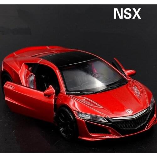 High simulation Honda NSX supercars,1:36 alloy pull back car models,metal diecasts,2 open door,toy vehicles,free shipping
