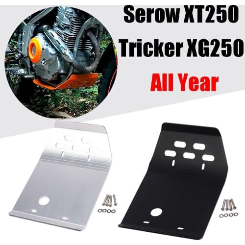 Motorcycle Engine Guard Protector Protection Cover Chassis Under Skid Plate For Yamaha Tricker XG 250 Serow XT 250 Accessories