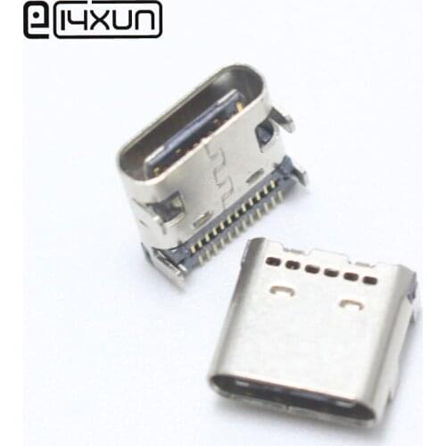 1pcs USB 3.1 Type-C Female jack 24P PCB Board Connector 2x12P SMT USB DIY Parts