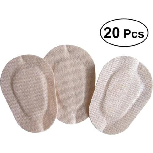 20pcs Sterile Nonwoven Eye Pads Post Operative Eye Patch Stickers Medical Self-adhesive Non-woven Wound Dressings