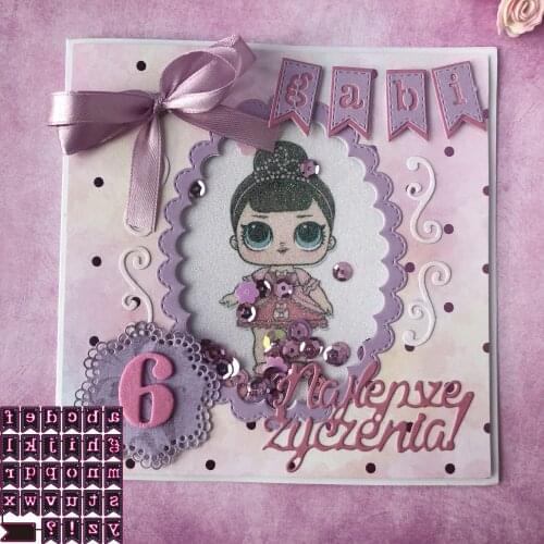 26 alphabet label combination cutting metal die decoration for Letter scrapbook punching card cutting DIY process edge cutting