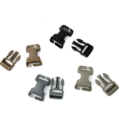 4PCS XC-1B-01 X-CON Tactical Vest buckle 1 inch DuPont POM Quick Attach MOLLE Buckle webbing