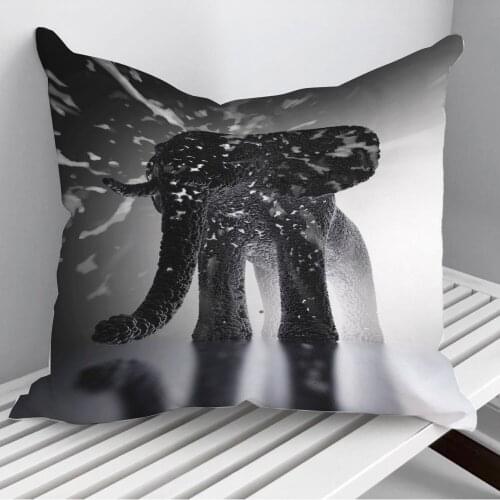 Abstract elephant 9 Throw Pillows Cushion Cover On Sofa Home Decor 45*45cm 40*40cm Gift Pillowcase Cojines Dropshipping