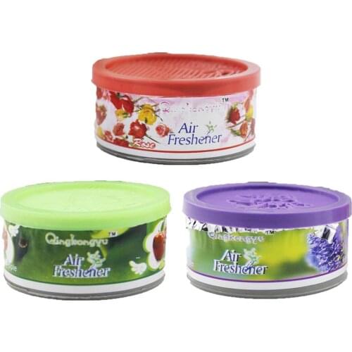 Solid Ornament Decor Fragrance Smoke Odors Reduce Eliminator Scented Spillproof Car Home Office Scent Air Freshener