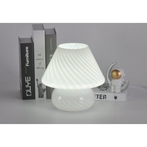 White table lamp glass table light cute table lamp small table light lovely table light for kids christmas gift lamp