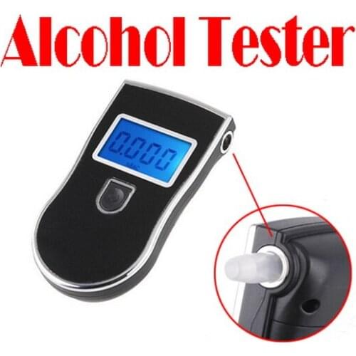 Free shipping hot selling digital personal alcohol tester Breath Analyzer Breathalyzer