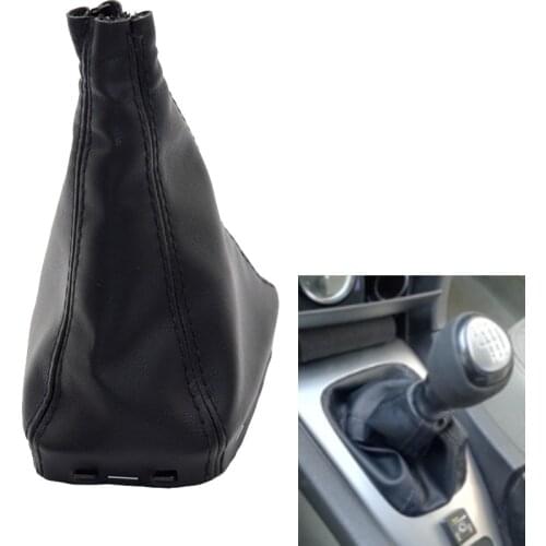 Car Manual Gear Shift Knob Gaiter Boot Cover For SAAB 93 9-3 SS 2003-2012 shift knob cover car accessories
