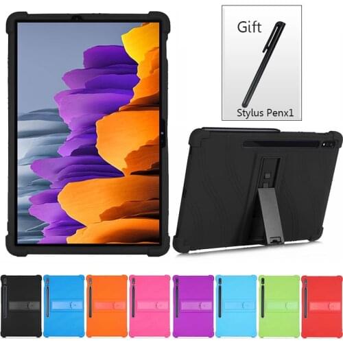 Case For Samsung Galaxy Tab S7 11' SM-T870 SM-T875 T870 T876 Silicon Cover For Galaxy Tab S7 Plus 12.4 SM-T970 SM-T975 T976 Case