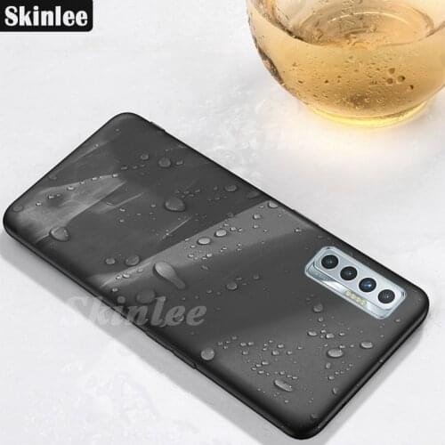 Skinlee For Tecno Camon 17P Case Full Protection Soft Silicone Matte Cover For TECNO Camon 17P Shockproof Phone Case