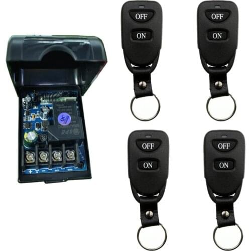 DC 12V 24V 36V 48V 40 A 1CH mini RF wireless remote control switch 315MHZ 433MHZ Universal power on off switch lighting/lamp