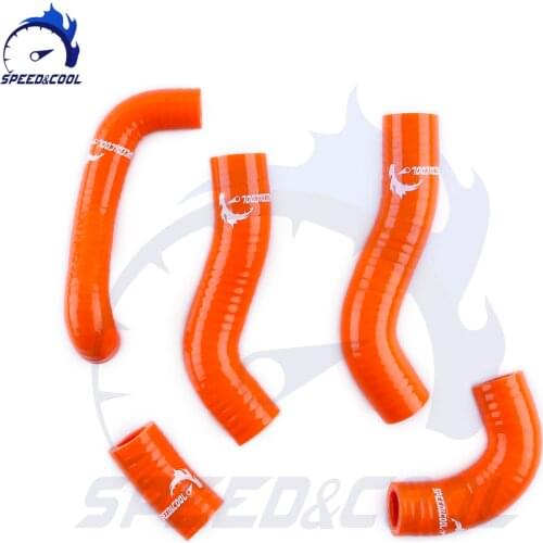 For KTM 250 EXC-F 2008 2009 2010 2011 Motorcycle Silicone Radiator Coolant Tube Pipe Hose Kit