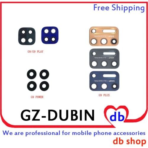For Moto G9 G9 PLUS G9 PLAY G9 POWER Rear Back Camera Lens Glass Plastic Cover+3M Sticker Glue Tape