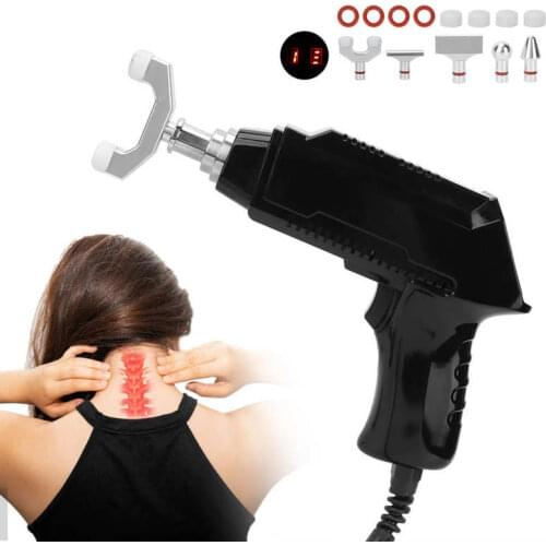 Electric Spine Massager Strength Adjustable Heat-Resisting Electric Spine Chiropractor Correction Massage Tool