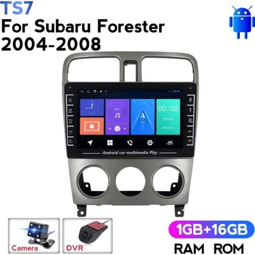 IPS Android Car Radio Multimedia Video Player Navigation GPS No 2 Din DVD for Subaru Forester 2002 2003-2008 Carplay Camera DVR