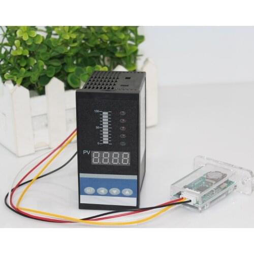Water liquid level pressure controller with data logger 4-20mA DC input display meter with 4 ways relay and DC24V voltage output