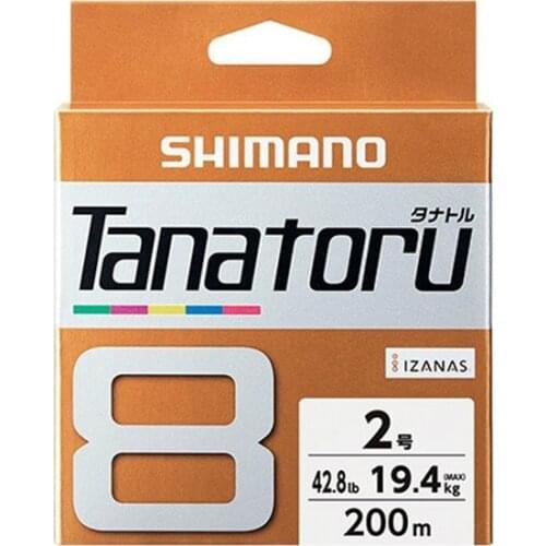SHIMANO Tanatoru 8 Braided Fishing Line PE 150M/250/300M Multi Color Braid Lines Lake River Fishing Wire Smoother Floating Line