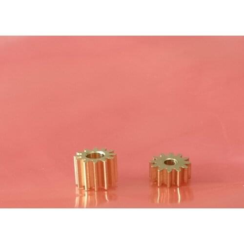 10x 0.5M 12T 1.98/2.98 2MM 3MM Hole Copper gear