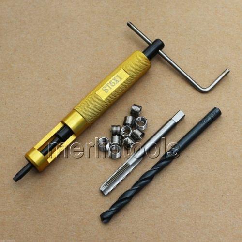 Helicoil Thread Repair Kit M6 x 1 Drill and Tap Insertion tool