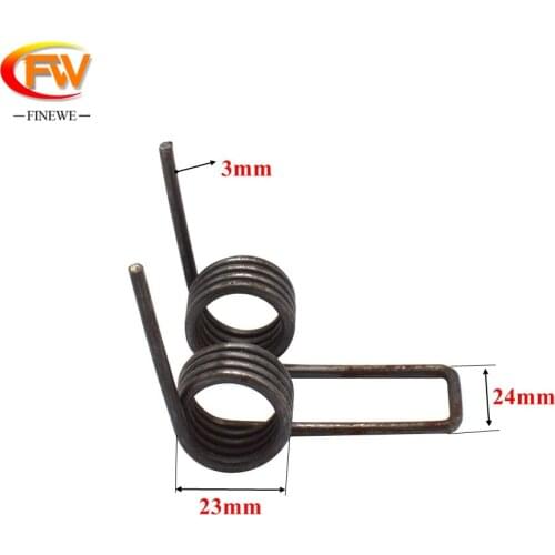 Factory wholesale Double torsion spring 3mm spring steel heavy duty 23mm out diameter with custom service