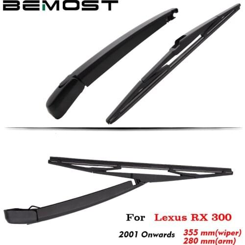 BEMOST Auto Car Rear Windscreen Windshield Wiper Arm Blade Natural Rubber For Lexus RX300 355MM Hatchback Year From 2001 To 2018