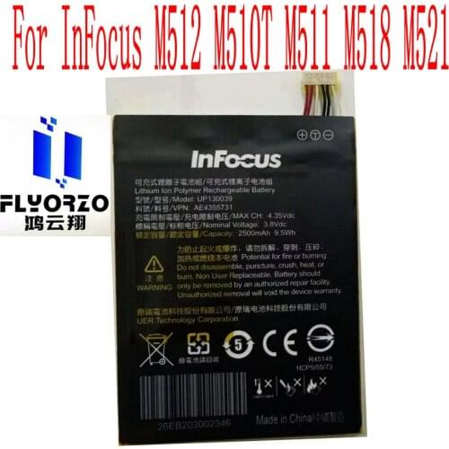 New High Quality 2500mAh UP130039 Battery For InFocus M512 M510T M511 M518 M521 Mobile Phone